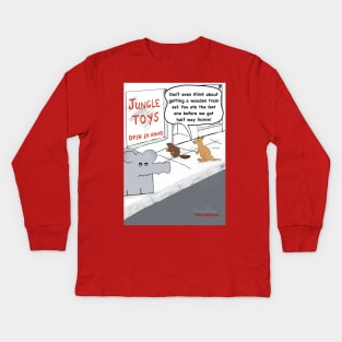 Wooden Temptations Kids Long Sleeve T-Shirt